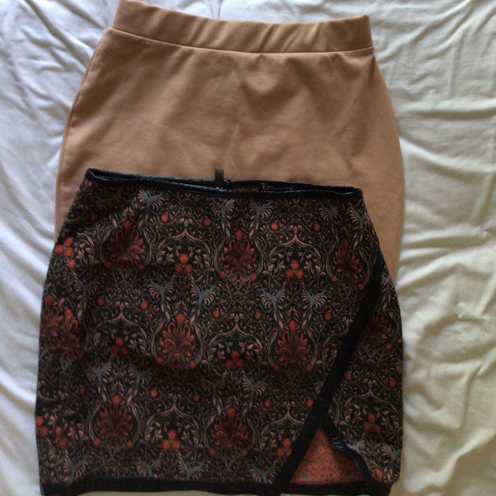 2 mini skirts. Express